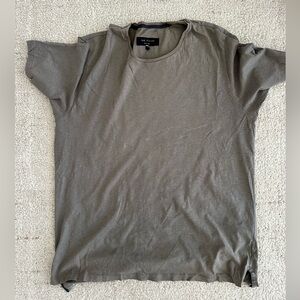 rag & bone grey green shirt